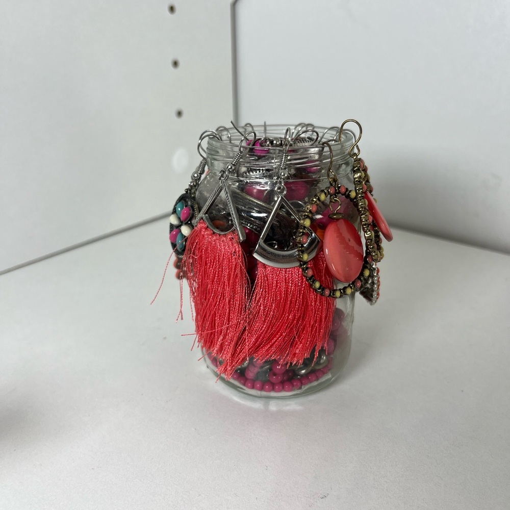 Jewelry Jar Pink Themed - Picture 3 of 6